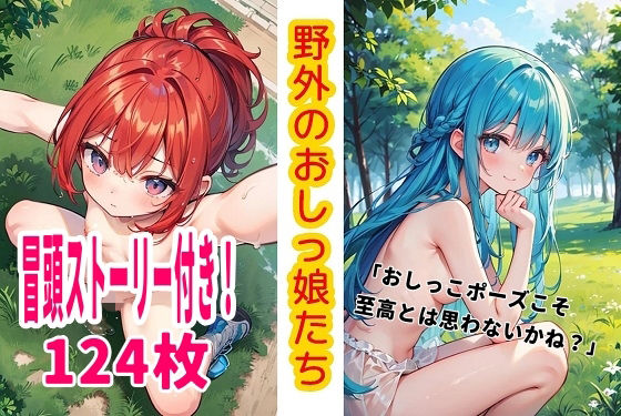 野外のおしっ娘たち｜d_712998