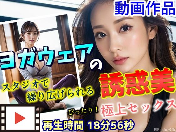 【動画】ぴったり！ヨガウェアの誘惑美｜スタジオで繰り広げられる極上セックス｜d_744067