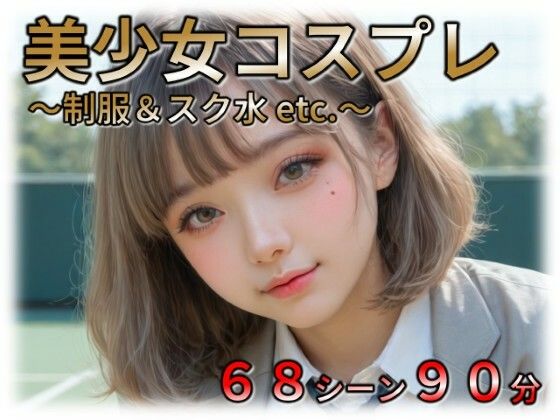 美少女JKコスプレ 〜制服＆スクール水 etc.〜｜d_745372