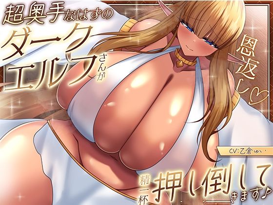 【恩返し】〜超奥手なはずのダークエルフさんが精一杯押し倒してきます♪〜【KU100収録】｜d_737878