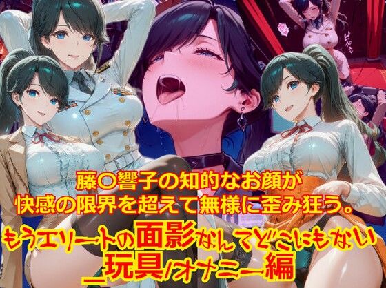 【衣装多種】藤〇響子の知的なお顔が快感の限界を超えて無様に歪み狂う。もうエリートの面影なんてどこにもない_玩具オナニー編｜d_745043