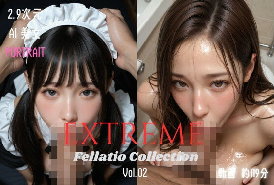 2.9次元AI美女 PORTRAIT EXTREME Fellatio Collection VOL.02 AI SEX 動画集｜d_748140