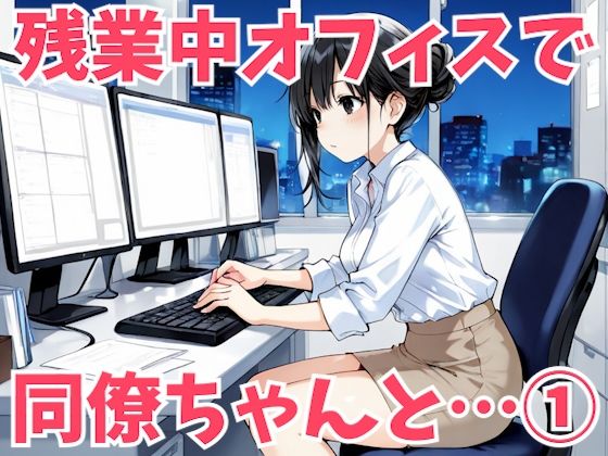 残業後のオフィスで同僚とヤりまくるアニメ 1｜d_749885