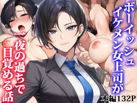 ボーイッシュイケメン女上司が一夜の過ちで目覚める話｜d_755374