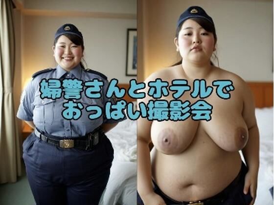 婦警さんとホテルでおっぱい撮影会｜d_755773
