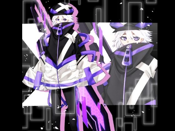 立ち絵素材 サイバーパンク風の少年｜d_757684