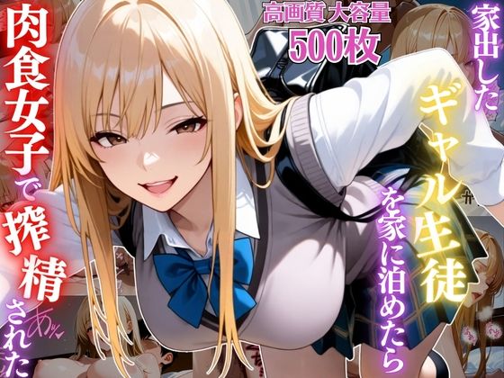 家出したギャル生徒を家に泊めたら肉食女子で搾精されまくった件【女子校生】【痴女】【淫乱】【CG500枚】｜d_749573