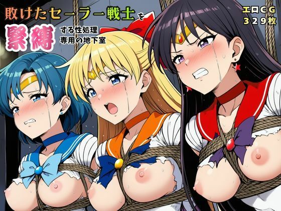 敗けたセーラー戦士を緊縛する性処理専用の地下室【マーキュリー・ヴィーナス・マーズ】｜d_761065
