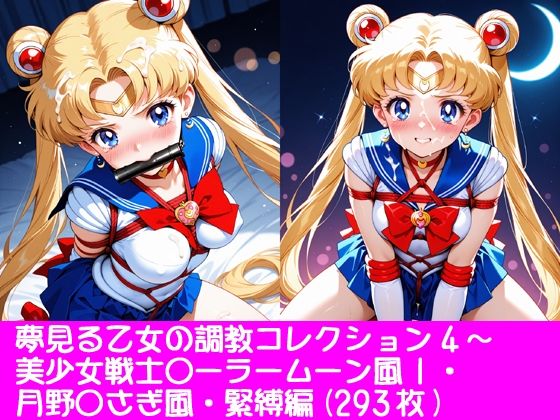夢見る乙女の調教コレクション4〜美少女戦士〇ーラームーン風1・月野〇さぎ風・緊縛編｜d_761866