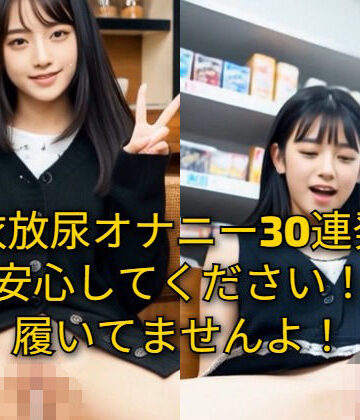 着衣放尿オナニー30連発｜d_763412