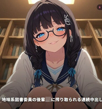 【放課後・図書準備室】地味系図書委員の後輩JKに搾り取られる連続中出しセックス（全97分）｜d_766517