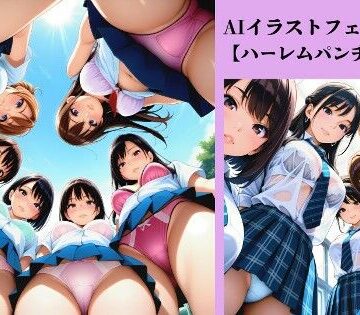 AIイラストフェティシズム【ハーレムパンチラ＆ブラ】｜d_767937
