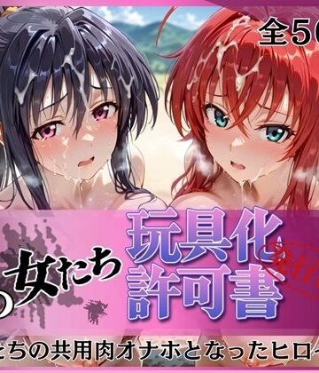 その女たち、玩具化許可証発行済み -街の男たちの共用肉オナホとなったヒロインたち- リアス＆朱乃編｜d_770679