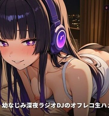【ゼロ距離耳元録音×甘え新妻】幼なじみ深夜ラジオDJのオフレコ生ハメ収録 〜新居で朝までびちゃびちゃ媚びキス漬け（はーと）〜（全75分）｜d_771643