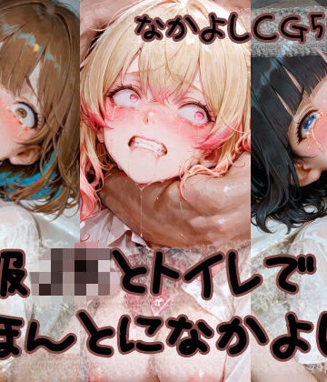 制服JKとトイレでほんとになかよし？｜d_773178