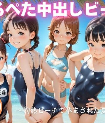 つるぺた中出しビーチ 〜灼熱ビーチで孕まされた夏〜｜d_775063