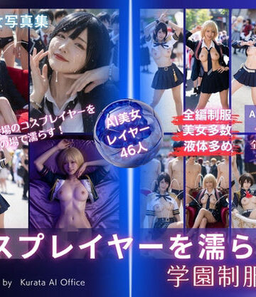 コスプレイヤーを濡らす。学園制服編｜d_776035
