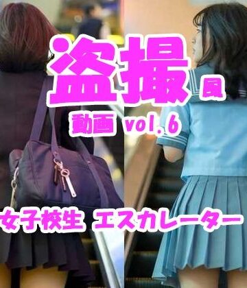 盗撮風動画 vol.6 女子校生エスカレーター編｜d_777518