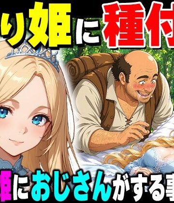 魔女の呪いで眠ってしまったお姫さまにハゲデブおじさんが種付け中出し！｜d_777703