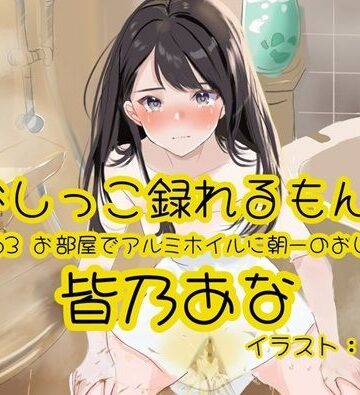 【おしっこ実演】Pee.163皆乃あなのおしっこ録れるもん。〜お部屋でアルミホイルに朝一のおしっこ編〜｜d_779011