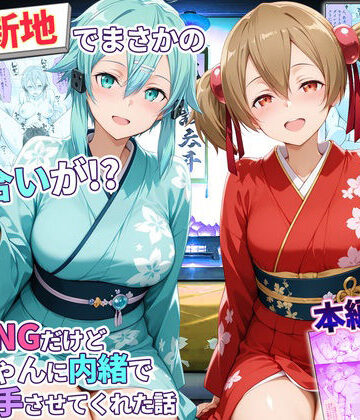 卑猥新地でまさかの知り合いが！？本当はNGだけどおばちゃんに内緒で好き勝手させてくれた話〜シリカ・シノン編｜d_779347