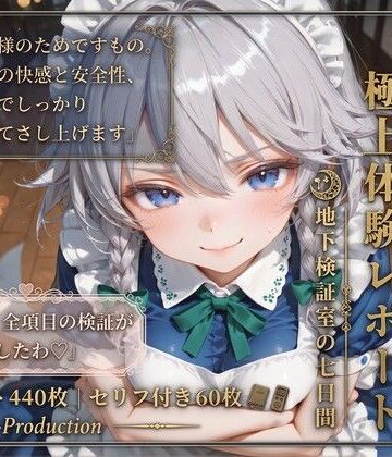 十六夜咲夜の極上体験レポート 地下検証室の七日間 【東方】【7フェチ】【500枚】｜d_780069