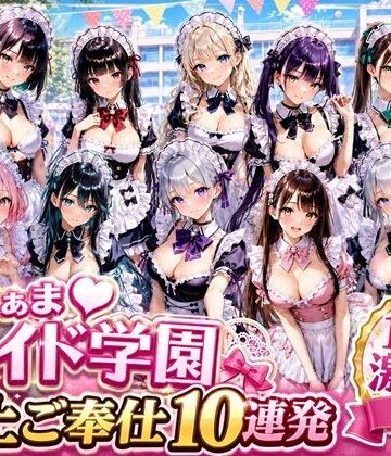 あまあまメイド学園 〜極上ご奉仕10連発〜｜d_784347