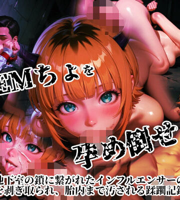 MEMちょを孕め倒せ〜地下室の鎖につながれたインフルエンサー仮面をはぎ取られ、胎内まで汚される蹂躙記録｜d_783501