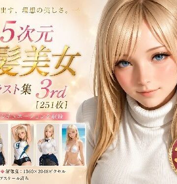 2.5次元 金髪美女AIイラスト集 3rd ［251枚］｜d_784056