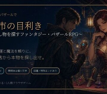 星屑市の目利き 〜掘り出し物を探すファンタジー・バザールRPG〜｜d_786191