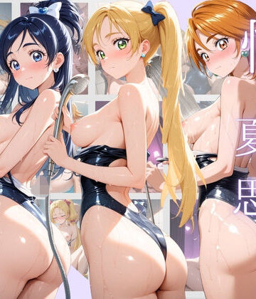 性春の夏の思い出-スク水時代遅れの後輩が「先輩の精子、飲みたいです…（はーと）」 プ〇キュア｜d_786982
