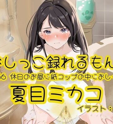 【おしっこ実演】Pee.166夏目ミカコのおしっこ録れるもん。〜休日のお昼に紙コップの中におしーしー編〜｜d_788008