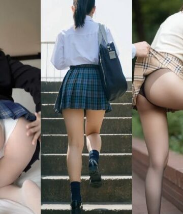 日常のエロい太ももとパンチラ＜JK・ミニスカ美女編＞｜d_788877