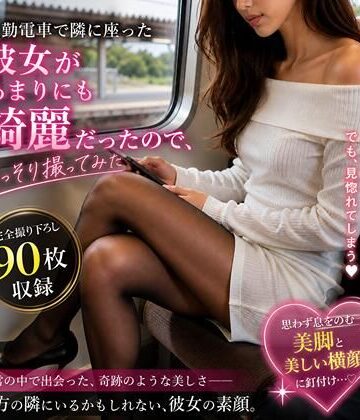 通勤電車で隣に座った彼女があまりにも綺麗だったので、こっそり撮ってみた｜d_789188