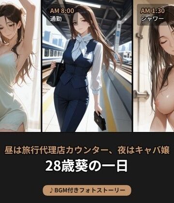 昼は旅行代理店カウンター、夜はキャバ嬢―28歳・葵の日常【BGM付きフォトストーリー】｜d_790498