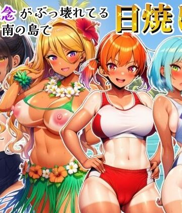 貞操観念がぶっ壊れてる南の島で日焼け女子校生たちとハメまくる話｜d_791242