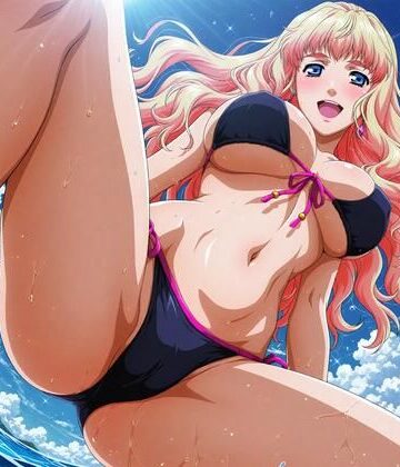 真夏の物語〜銀河の妖精シェリル・〇ーム、海でイチャラブ編〜｜d_793741