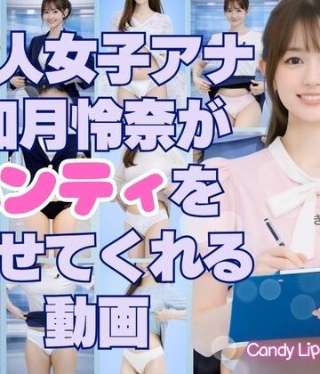 美人AI女子アナ如月怜奈がパンティを見せてくれる動画｜d_801761