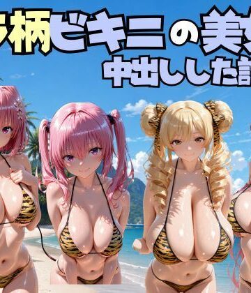 ビーチでトラ柄のビキニの美女を中出しした話 T◯LOVEる編｜d_803370