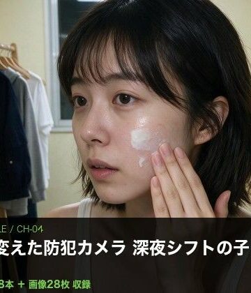 〔実写級〕深夜コンビニの防犯カメラを向けた先 バイトの子（20）/記録28本｜d_804300