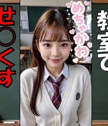 めちゃかわJKと教室でせ○くす｜d_804316