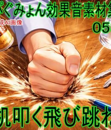 ぴぐみょん効果音素材集058机叩く飛び跳ね｜d_804845