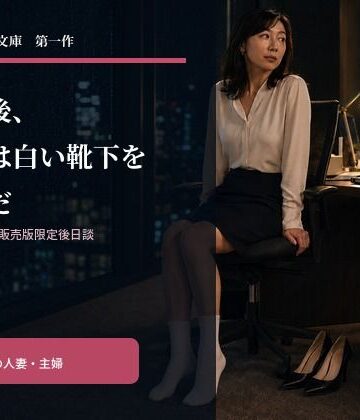 残業後、彼女は白い靴下を脱いだ｜d_805095