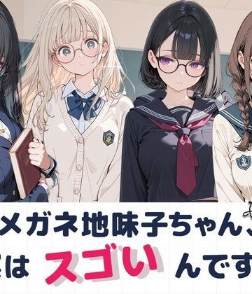 大人しそうなメガネ地味子ちゃん、実はすごいんです！｜d_805205