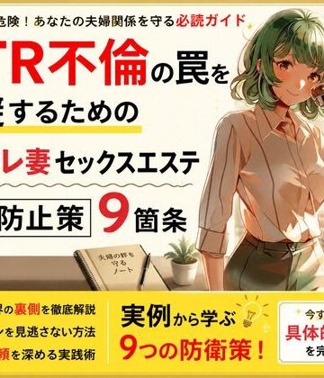 NTR不倫の罠を回避するためのネトラレ妻セックスエステ未然防止策9箇条｜d_805522