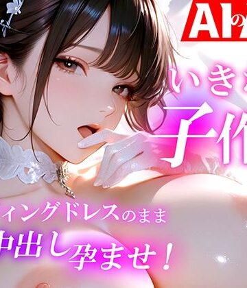【AIのAV動画】いきなり子作り ウェディングドレスのまま中出し孕ませ！｜d_807167