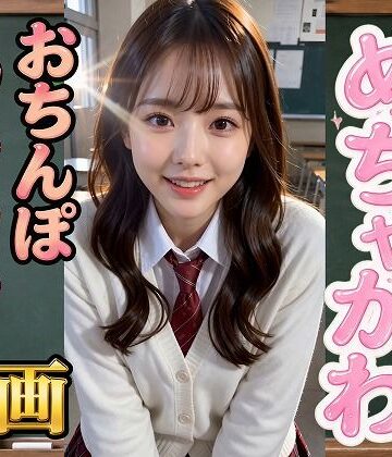 めちゃかわおち○ぽ美女が教室でシコシコ｜d_809056