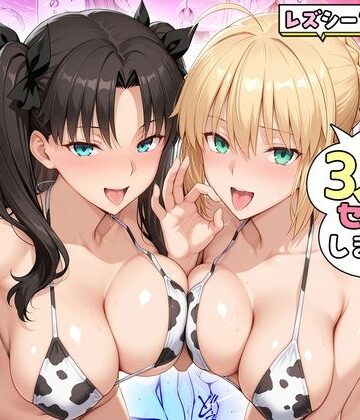 ヤリマンな私たち、3人でセックスします！ 遠坂・セイバー｜d_809443