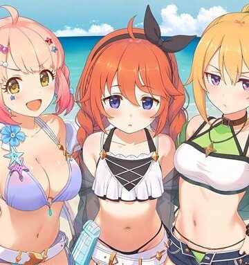 【プ◯コネR】なかよし部の水着乱交パーティー｜d_810018