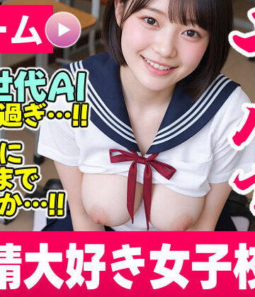 【次世代AI】射精大好き女子校生〜射精当番は君だ！絶頂へのカウントダウン！〜【AIヤバい】｜d_810677
